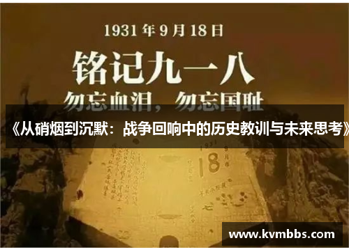 《从硝烟到沉默:战争回响中的历史教训与未来思考》 《从硝烟到沉默:战争回响中的历史教训与未来思考》